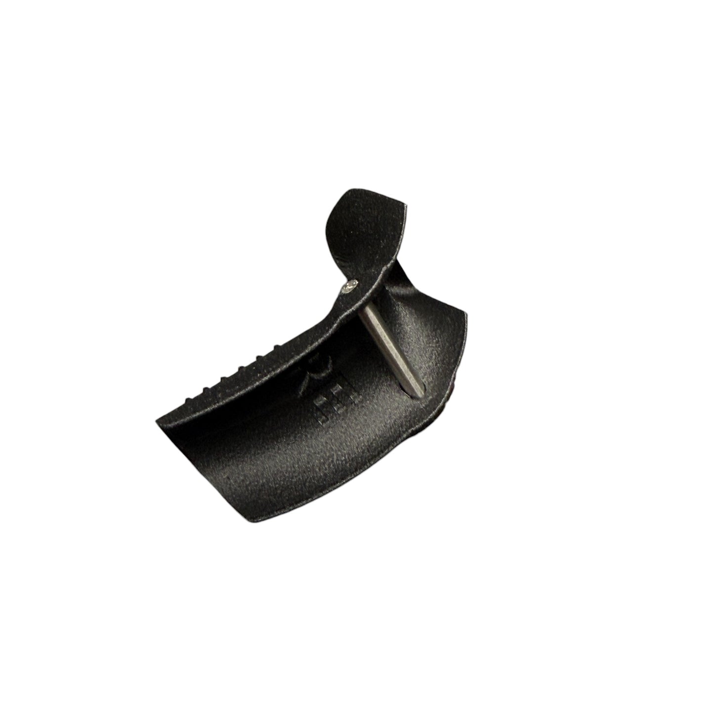 Rapid Engineering Inc. backstrap beavertail grip for Glock 43, detailed view showing close-up of part.