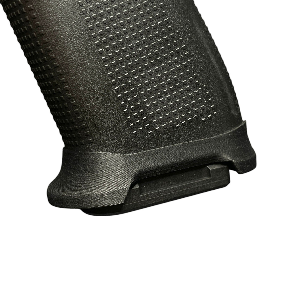 Rapid Engineering Inc. magwell for Glock 43X & 48, close-up view showing fit on frame.