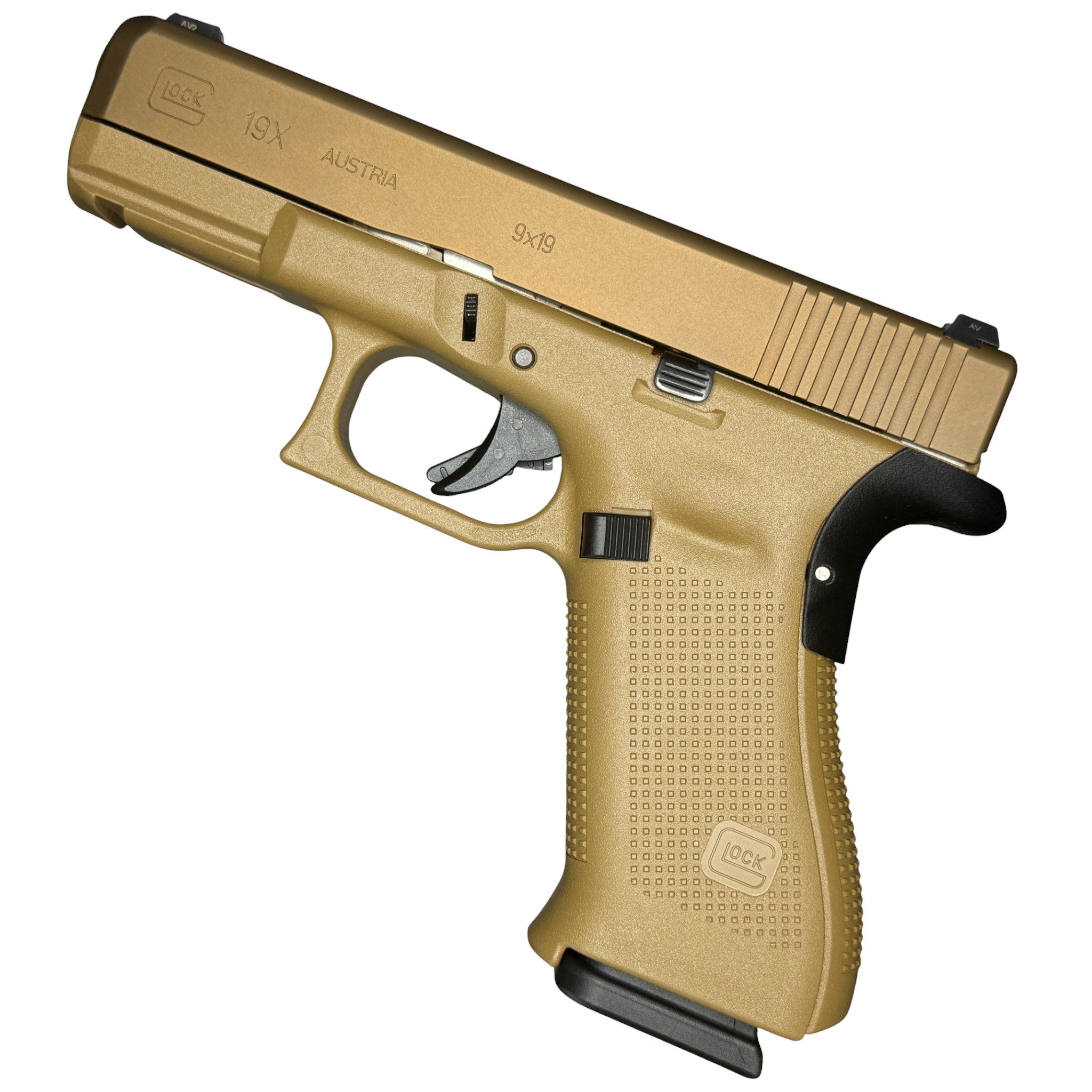 【g-rap】Chuck T STANDING TALL Beavertail Backstrap – Glock 19X,17,45,22,31,34,35,37,47 (Gen 4-5