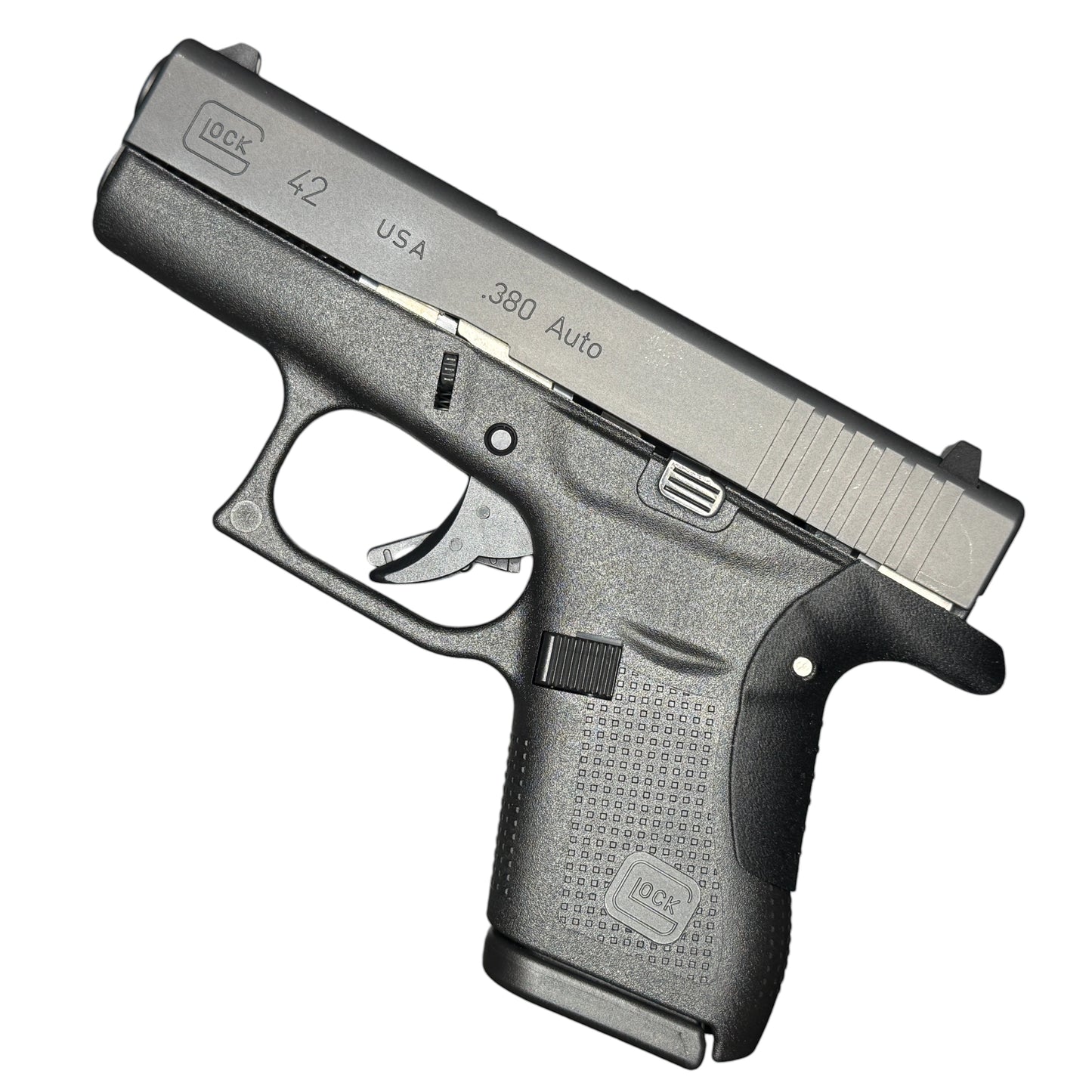 Rapid Engineering Inc. backstrap beavertail grip for Glock 42 full view